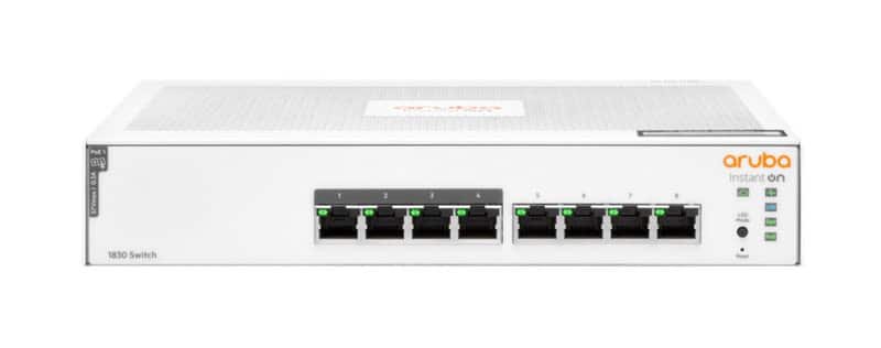 Switch Aruba Instant On 1830 8G 4p Classe 4 PoE 65 W (JL811A) 1 Switch Aruba Instant On 1830 8G 4p Classe 4 PoE 65 W (JL811A)