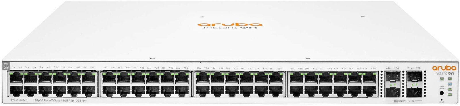 Switch Aruba Instant On 1930 48 ports Class4 PoE 4SFP/SFP+ 370W (JL686B) 1 Switch Aruba Instant On 1930 48 ports Class4 PoE 4SFP/SFP+ 370W (JL686B)