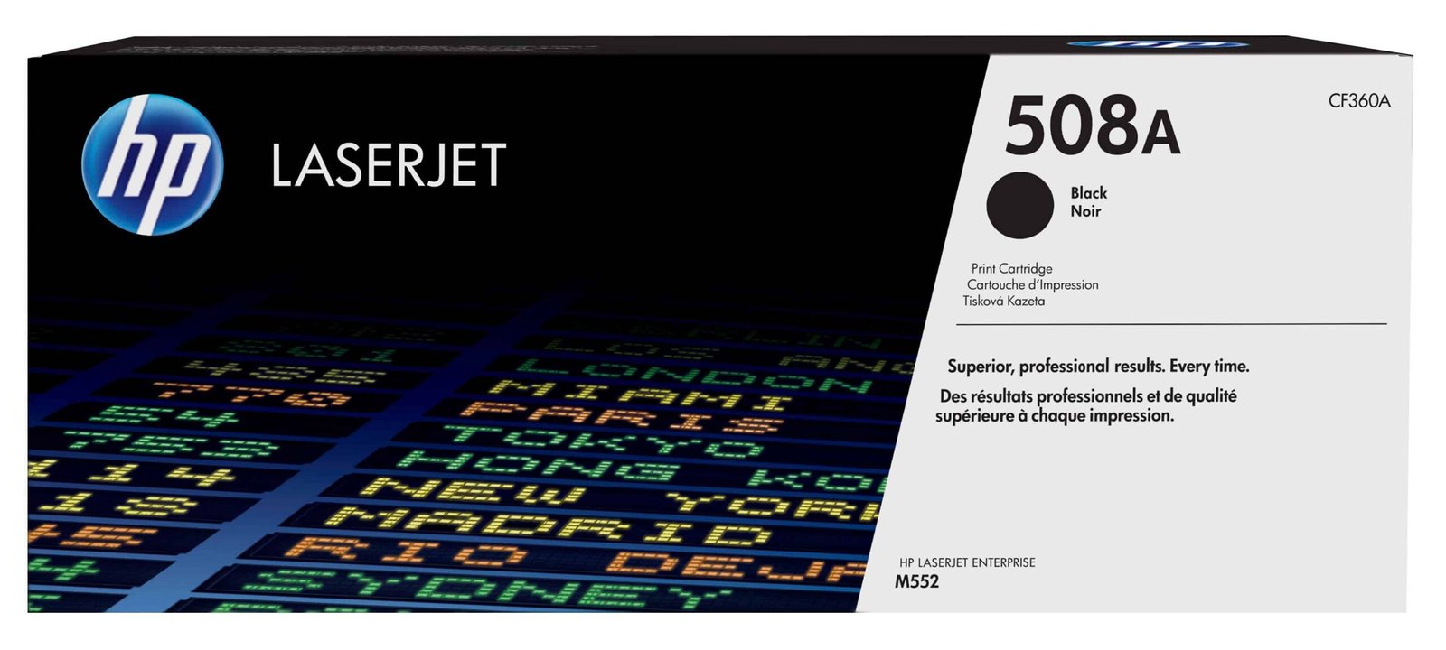 Toner HP LaserJet d’origine – 508A NOIR (CF360A) 1 Toner HP LaserJet d’origine – 508A NOIR (CF360A)
