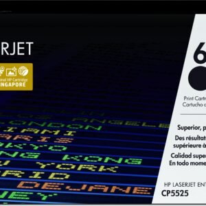 Toner HP LaserJet d’origine – 650A BLACK (CE270A)